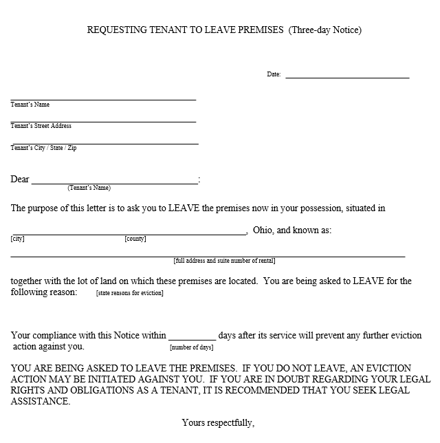 Eviction Notice Template Word from www.sampleformats.org