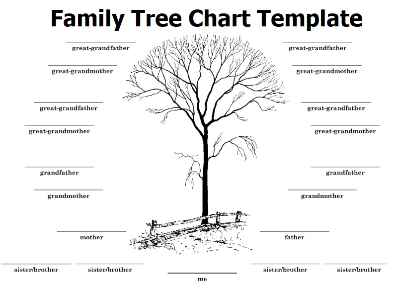 Family Tree Chart Templates | 7+ Free Word, Excel & PDF Formats