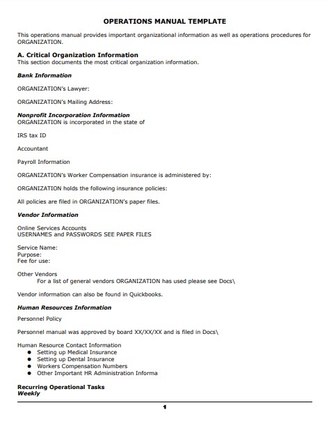 Operations Manual Templates 13 Free Word PPT PDF Formats Samples operations-manual-templates-13-free-word-ppt-pdf-formats-samples