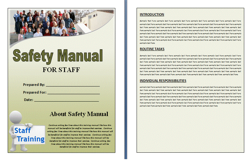 Safety Manual Templates 10+ Free Printable Word & PDF Samples