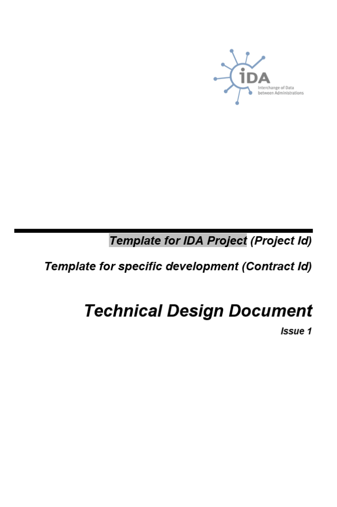 Project Technical Design Document Template | Free Sample Formats