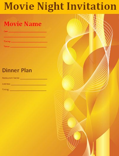 Free Invitation Templates