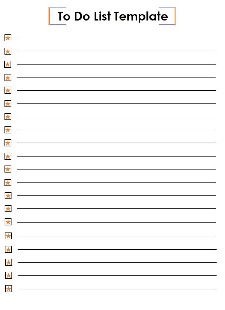 To Do List Format | Free Sample Formats