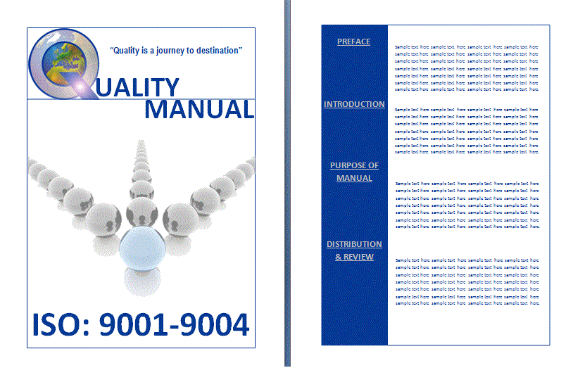 Quality Manual Templates 10+ Free Word, Excel & PDF Samples
