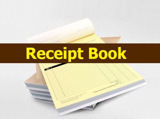 receiptbook Sample Formats