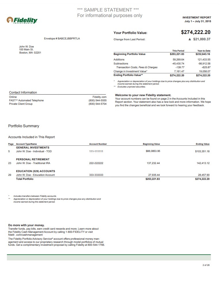 personal statement investment banking