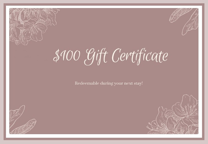 Gift Certificate Template